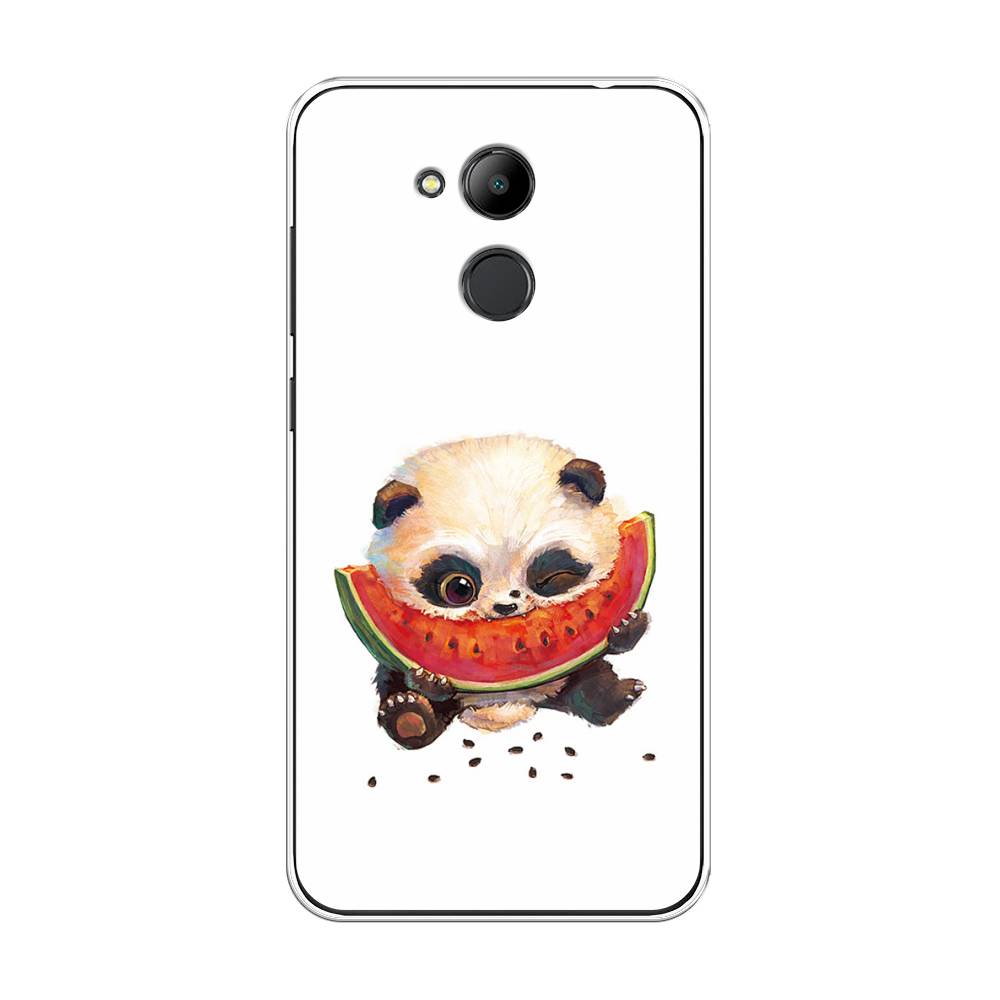 

Чехол Awog на Honor 6C Pro "Малыш панды с арбузом", Белый;красный, 63850-1