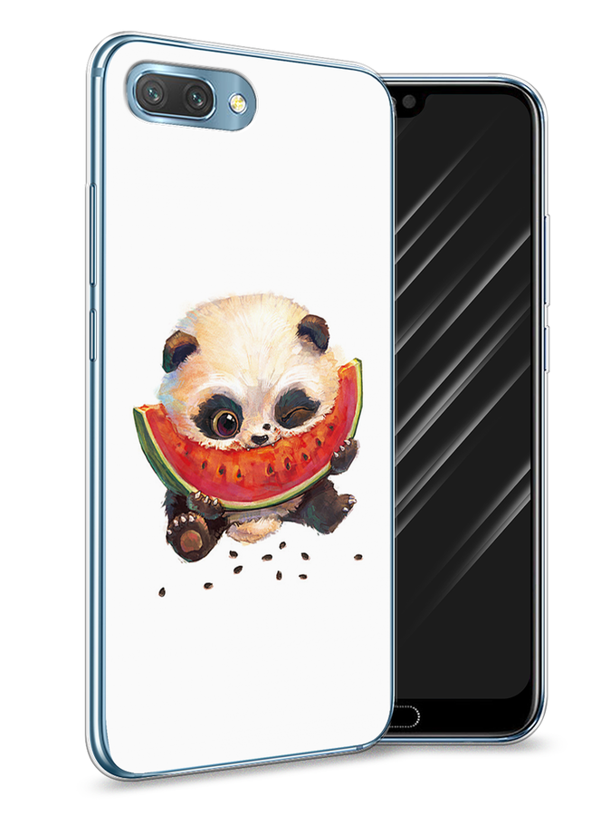 

Чехол Awog на Honor 10 "Малыш панды с арбузом", Белый;красный, 65350-1