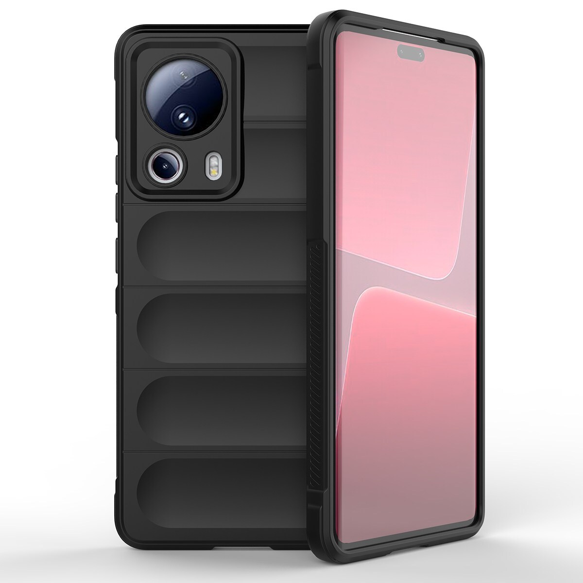 

Противоударный чехол Flexible Case для Xiaomi 13 Lite, черный, Flexible Case