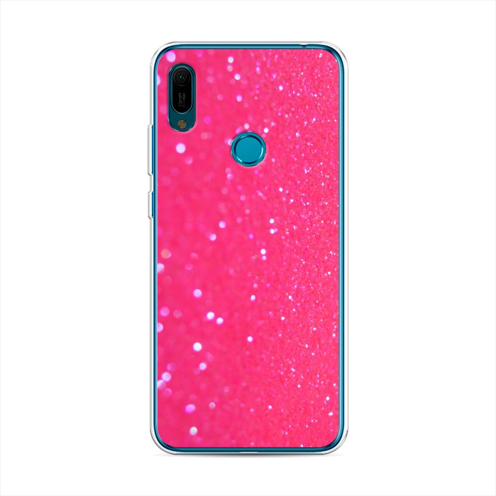 

Чехол Awog "Малиновые блестки рисунок" для Huawei Y6 2019