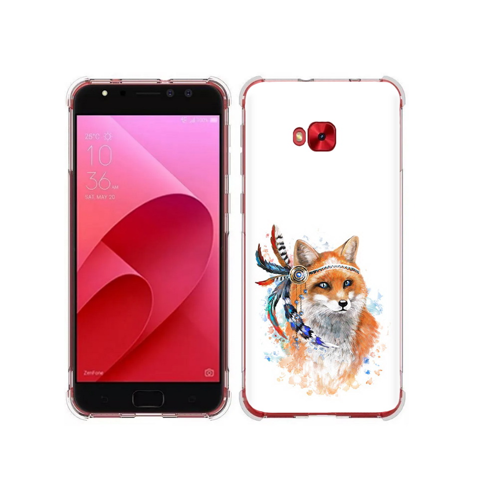 

Чехол MyPads Tocco для Asus ZenFone 4 Selfie инду лиса (PT76274.652.377), Прозрачный, Tocco