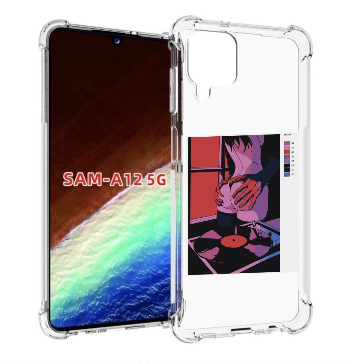 

Чехол MyPads девушка красивая сзади женский для Samsung Galaxy A12 (SM-A125F) 2020/21, Прозрачный, Tocco