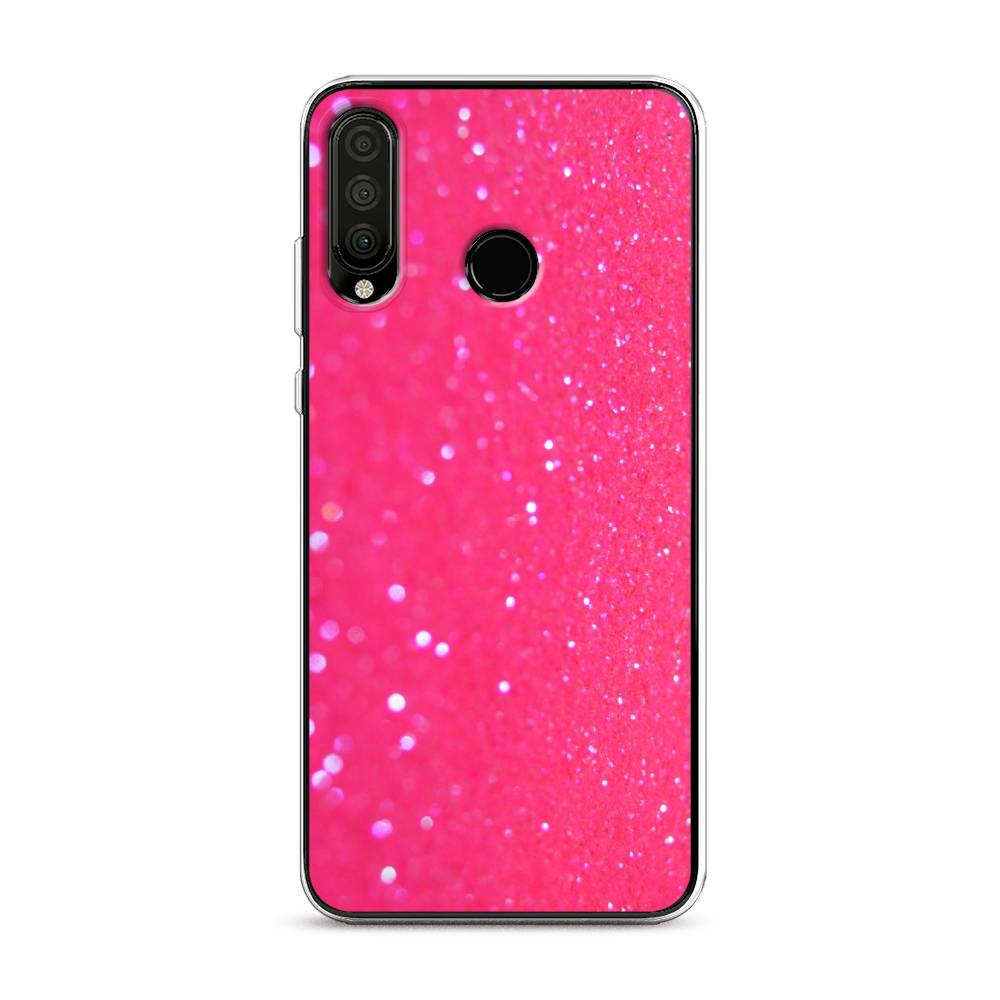 

Чехол Awog "Малиновые блестки рисунок" для Huawei P30 Lite