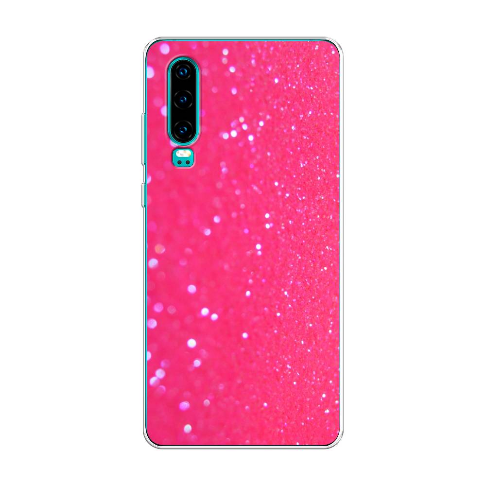 

Чехол Awog "Малиновые блестки рисунок" для Huawei P30