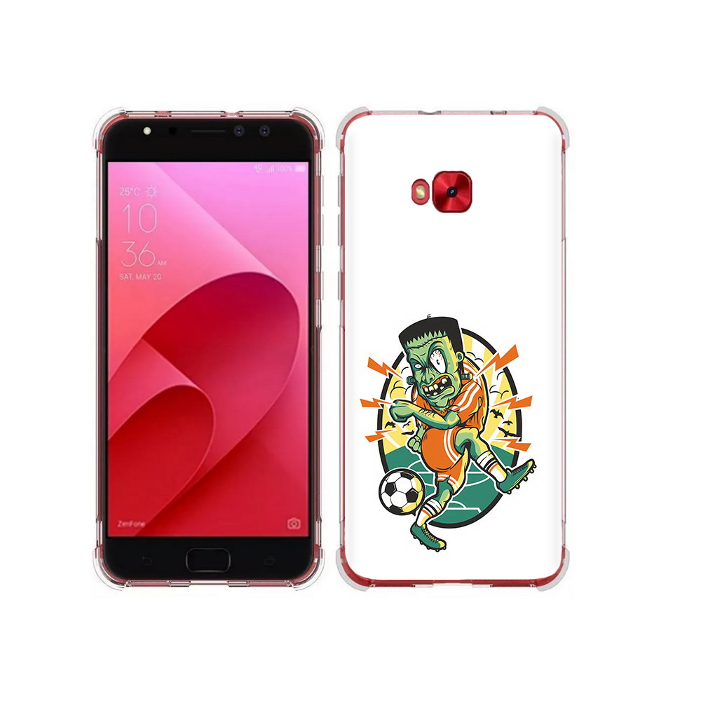 

Чехол MyPads Tocco для Asus ZenFone 4 Selfie зомби футболист (PT76274.652.368), Прозрачный, Tocco