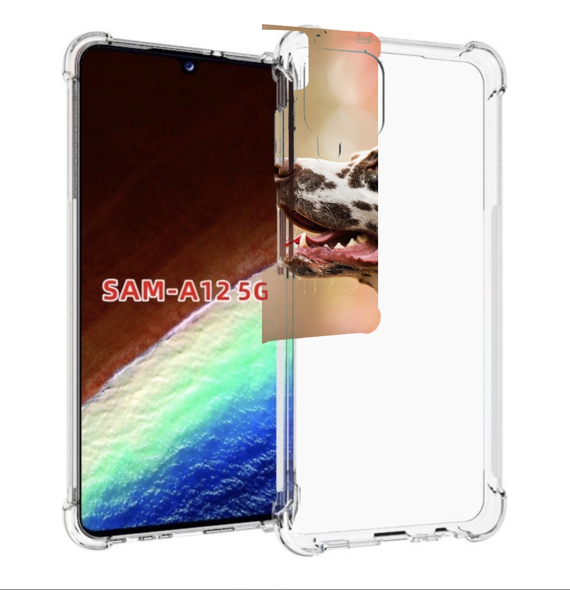 

Чехол MyPads далматин для Samsung Galaxy A12 (SM-A125F) 2020/21/A12 Nacho SM-A127F, Прозрачный, Tocco