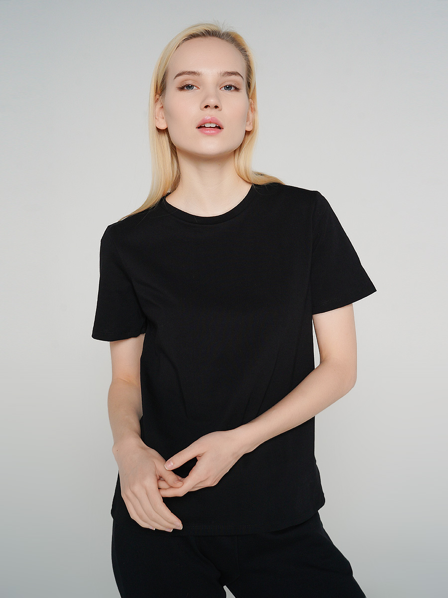 

Футболка женская ТВОЕ 78465 черная XS, 78465