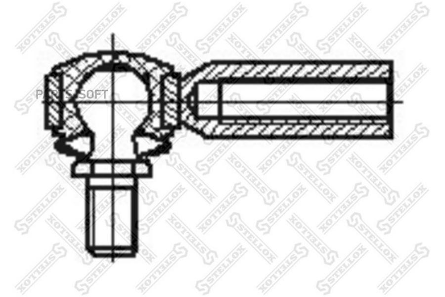 

Наконечник тяги !крана ур пола верхний (накр) RHT M8x1 M8x1 L=45 MAN