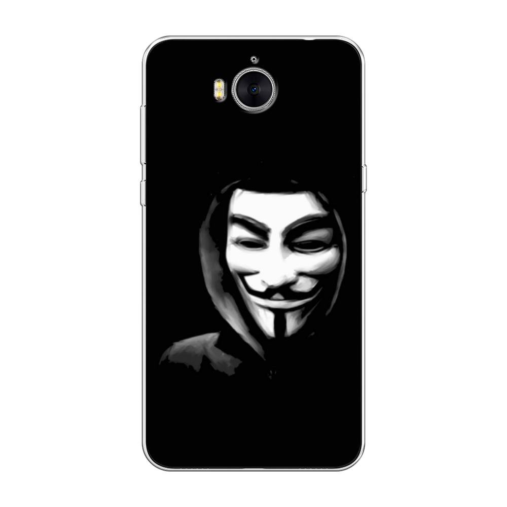 

Чехол Awog на Huawei Y5 2017 "Анонимус", Разноцветный, 62550-5