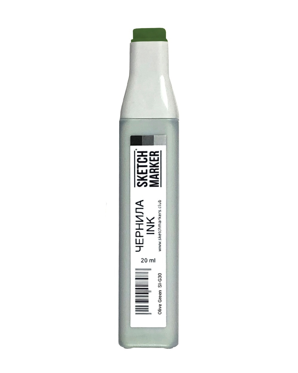 Чернила спиртовые для маркеров SKETCHMARKER 20мл цвет G30 Оливковый зеленый