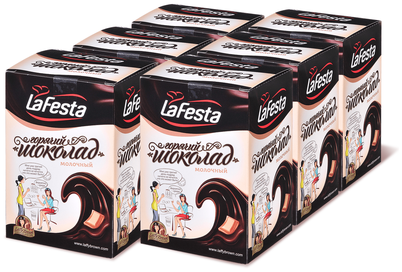 

Горячий шоколад LaFesta Молочный 6 упак. по 10 шт