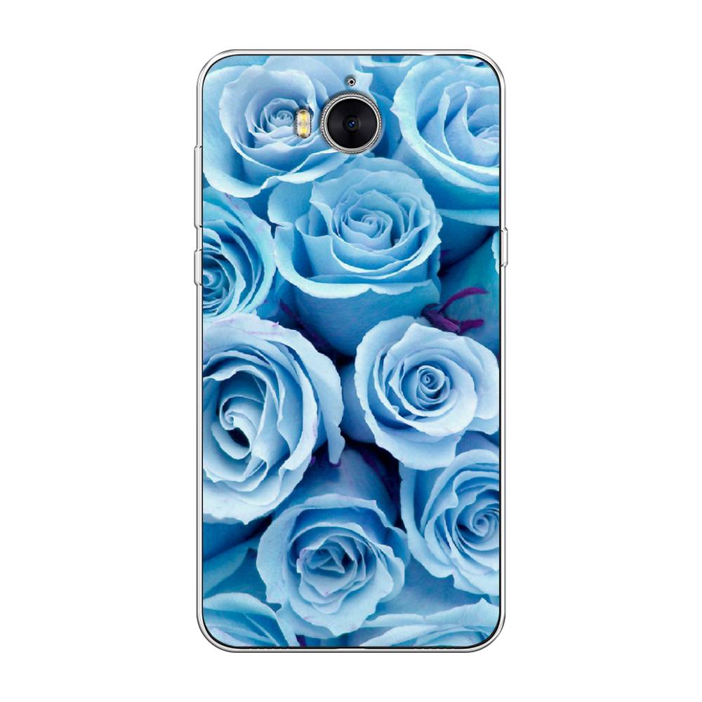 

Чехол Awog на Huawei Y5 2017 "Лазурные розы", Разноцветный, 62550-8