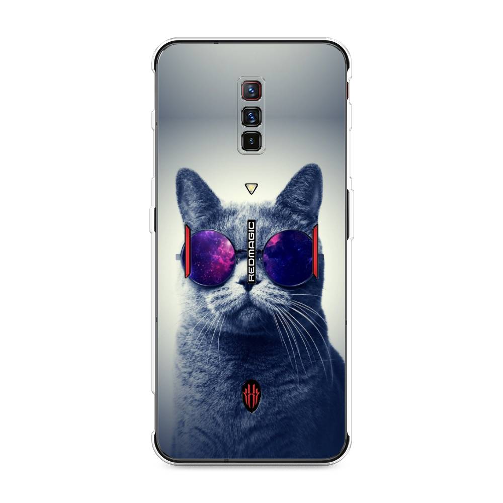 

Чехол Awog на ZTE Nubia Red Magic 6 / ЗТЕ Нубиа Ред Мэджик 6 "Космический кот", Разноцветный, 135150-1