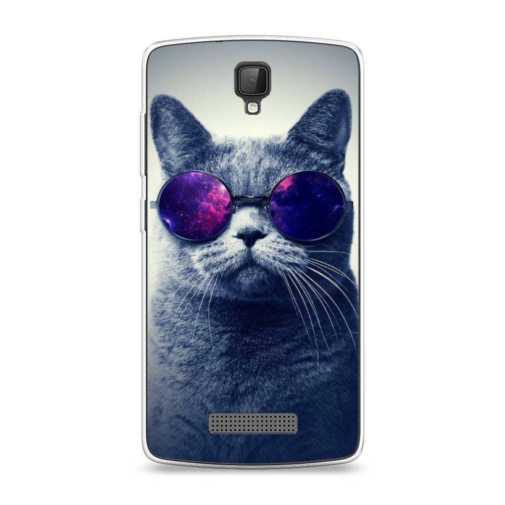 

Чехол Awog на ZTE Blade L5 (L5 Plus) / ЗТЕ Блэйд L5 (L5 Plus) "Космический кот", 130350-1