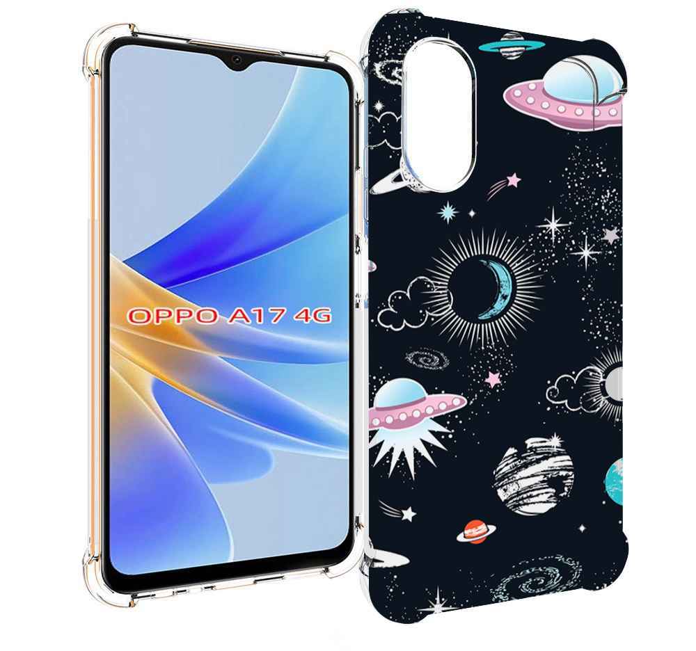 

Чехол MyPads космос-мини-картинки для OPPO A17, Прозрачный, Tocco