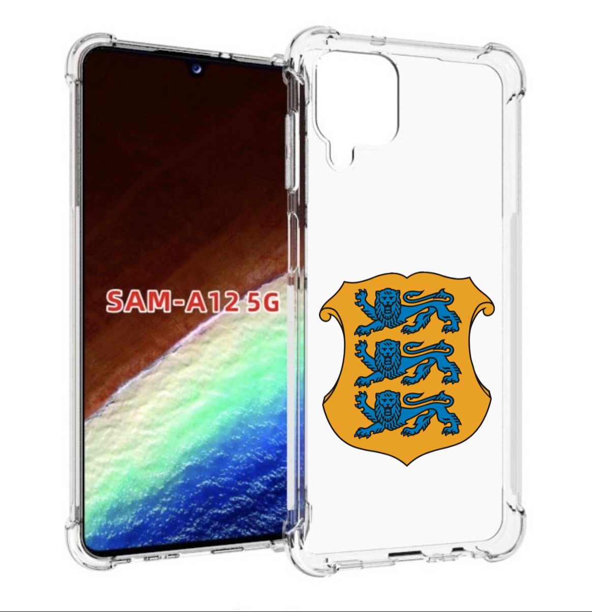 

Чехол MyPads герб-эстонии для Samsung Galaxy A12 (SM-A125F) 2020/21/A12 Nacho SM-A127F, Прозрачный, Tocco