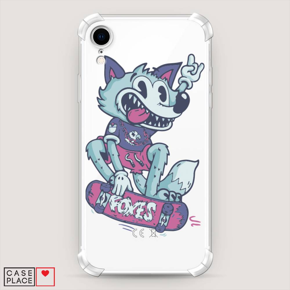 

Чехол Awog на Apple iPhone XR (10R) / Айфон XR (10R) "Foxes", Разноцветный, 12051-1