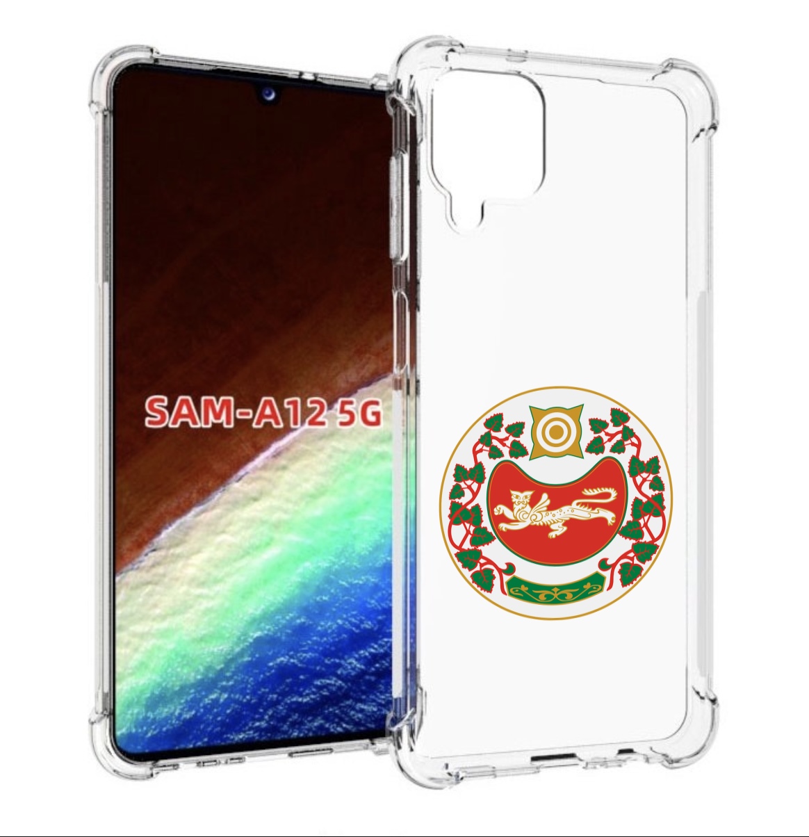 Чехол MyPads герб-хакасия-абакан для Samsung Galaxy A12 (SM-A125F) 2020/21 Tocco