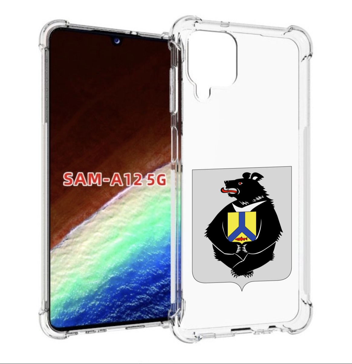 Чехол MyPads герб-хабаровскии?-краи? для Samsung Galaxy A12 (SM-A125F) 2020/21