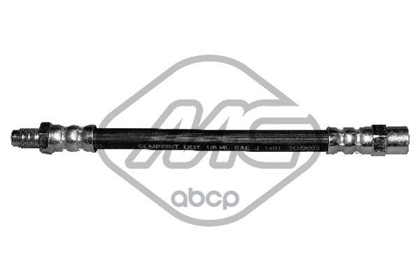 фото Шланг торм audi 80 /vw golf ii/iii/passat ii/iii/t4/vento зад metalcaucho 96175