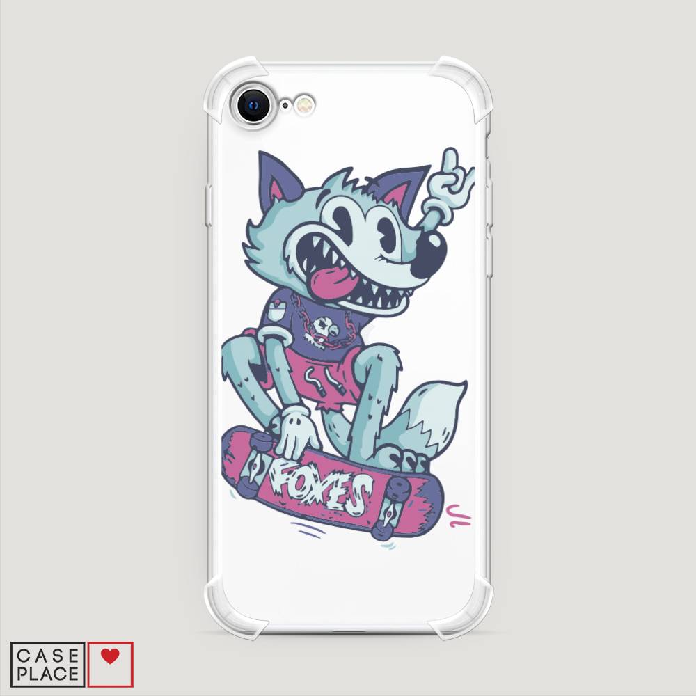 

Чехол Awog на Apple iPhone SE 2022 / Айфон SE 2022 "Foxes", Разноцветный, 14851-1