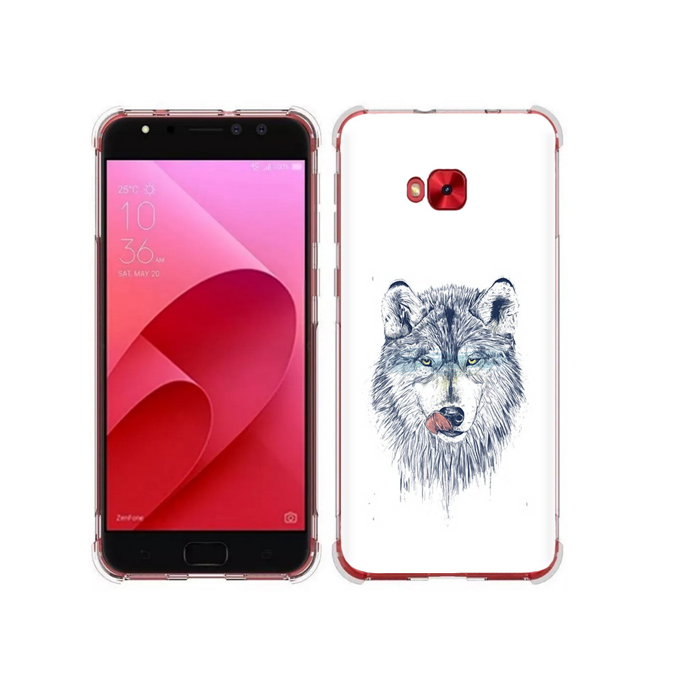 Чехол MyPads Tocco для Asus ZenFone 4 Selfie голодгый волк (PT76274.652.292)