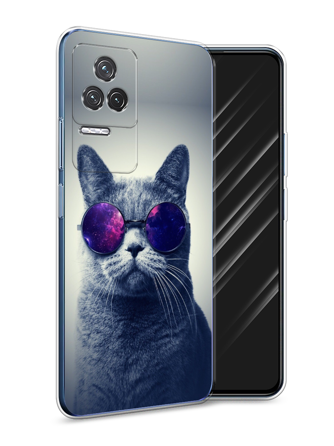 

Чехол Awog на Xiaomi Redmi K50 "Космический кот", Разноцветный, 312250-1