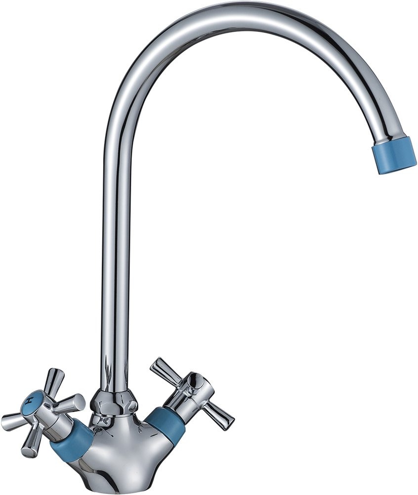 

Смеситель для кухни Decoroom SO51 SO51028-Blue, Серебристый;синий, SO51 SO51028-Blue