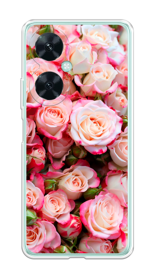 

Чехол на Huawei Nova 11i "Много роз", Розовый, 6121750-2
