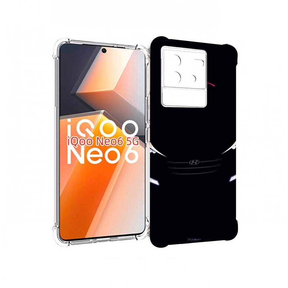 

Чехол MyPads hyundai 1 для Vivo iQoo Neo 6 5G, Прозрачный, Tocco