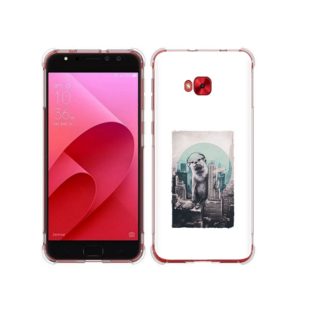 

Чехол MyPads Tocco для Asus ZenFone 4 Selfie выдра в городе (PT76274.652.283), Прозрачный, Tocco