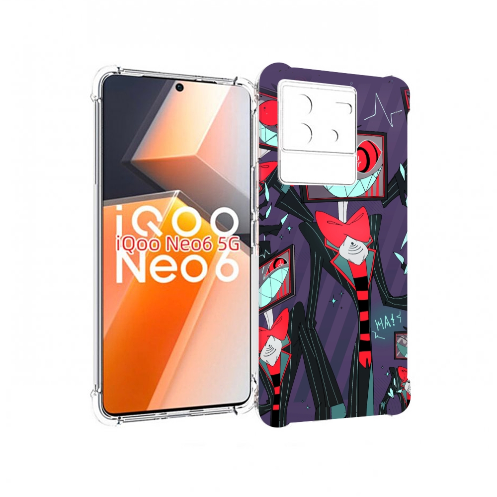 

Чехол MyPads hazbin hotel для Vivo iQoo Neo 6 5G, Прозрачный, Tocco