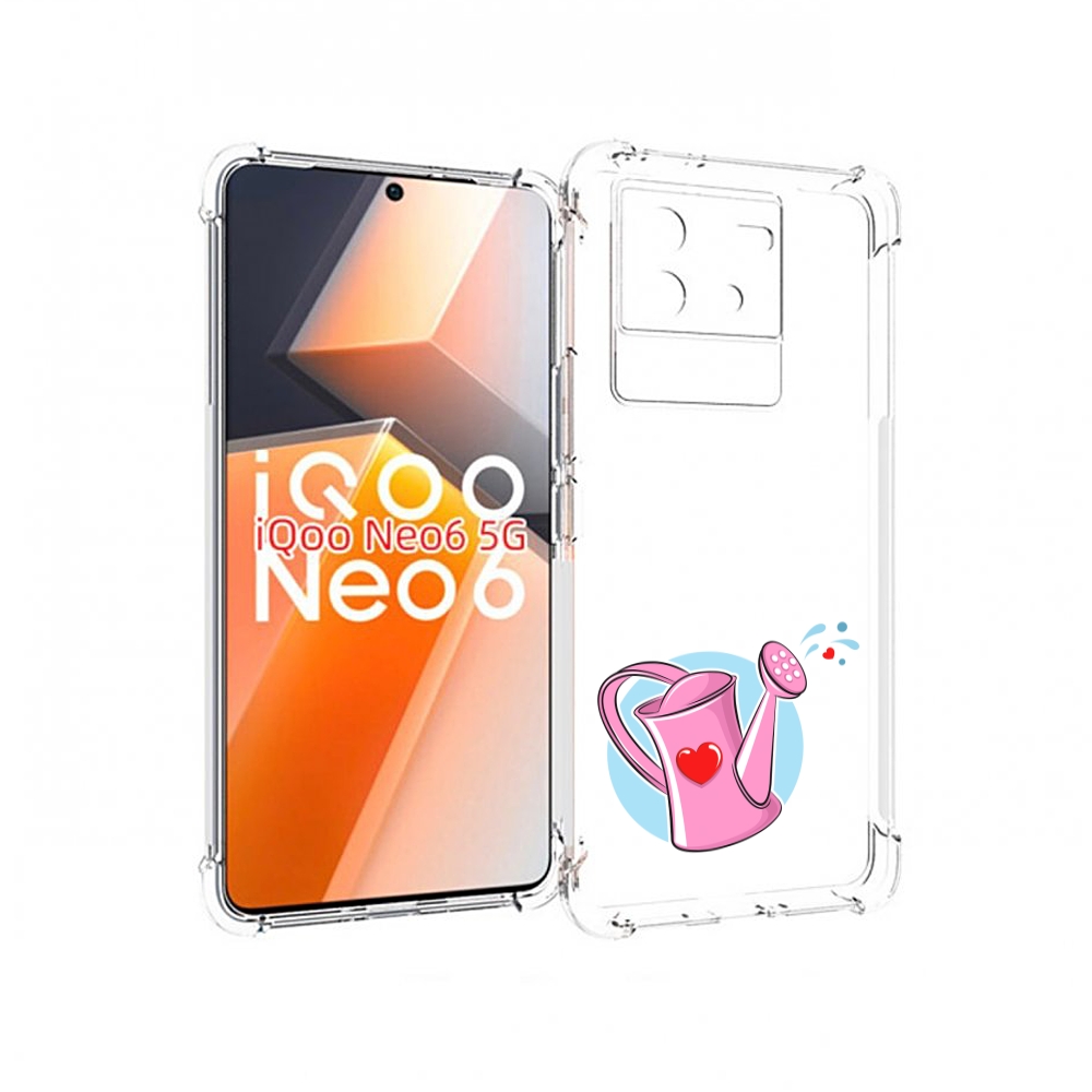 

Чехол MyPads Лейка любви 14 февраля для Vivo iQoo Neo 6 5G, Прозрачный, Tocco