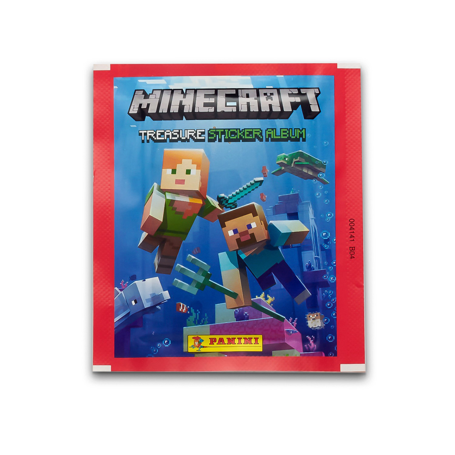 100 пакетиков наклеек коллекции minecraft от panini