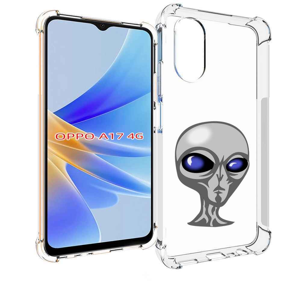 

Чехол MyPads инопланетянин для OPPO A17, Прозрачный, Tocco