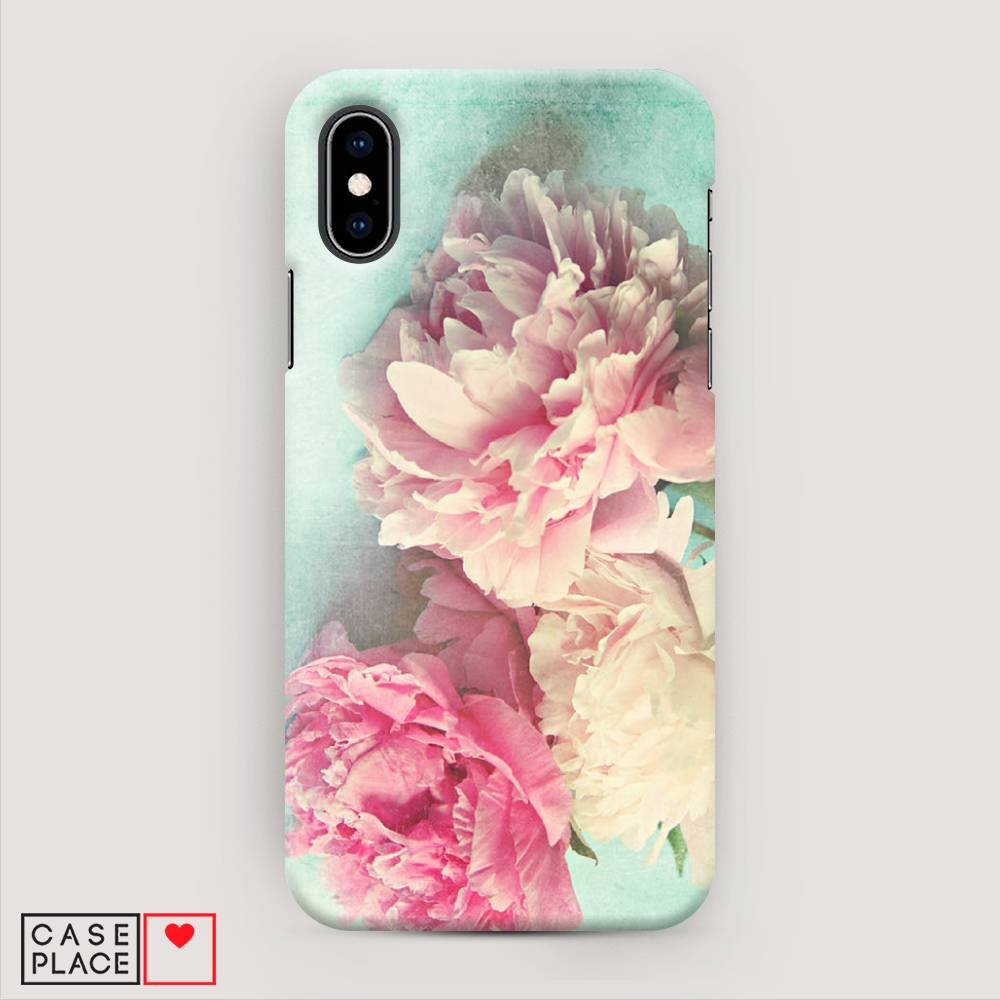 

Пластиковый чехол "Пионы new" на Apple iPhone X (10), 11020-6