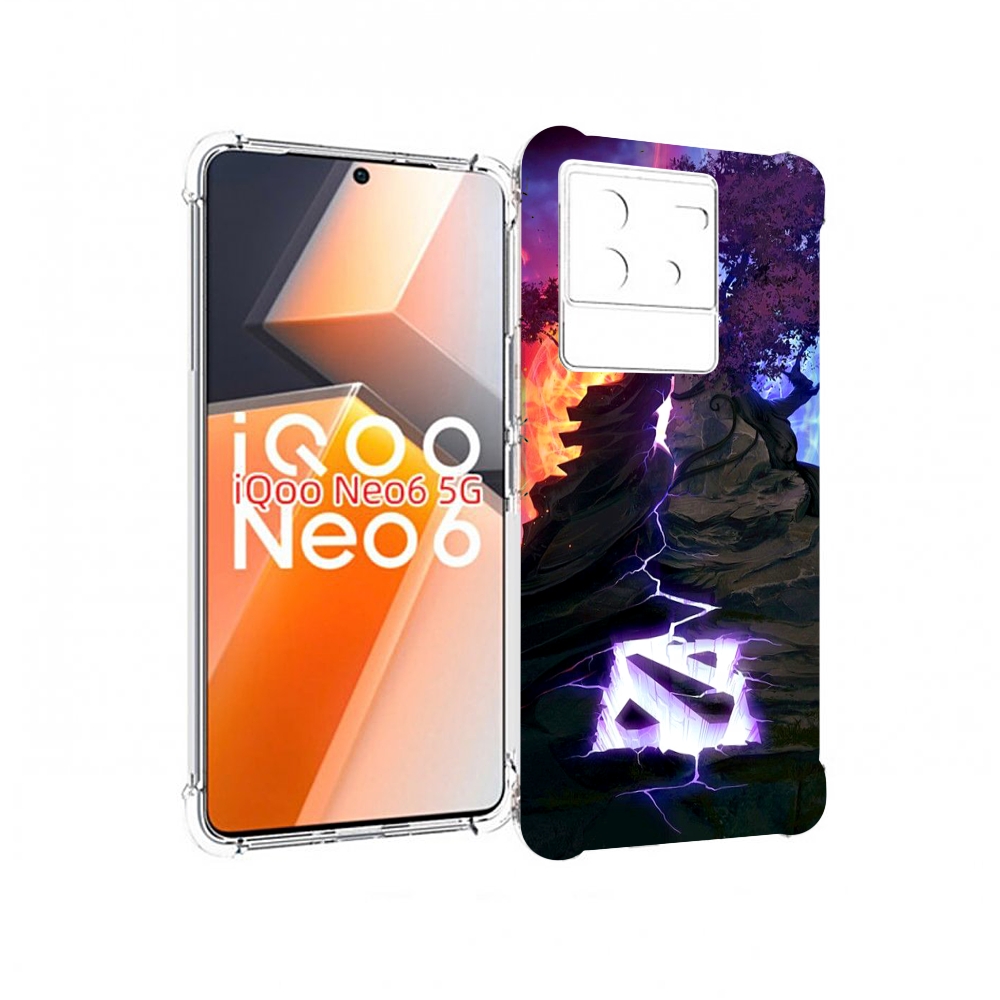 

Чехол MyPads dota 2 логотип для Vivo iQoo Neo 6 5G, Прозрачный, Tocco