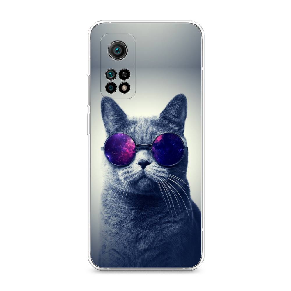 

Чехол Awog на Xiaomi Mi 10T/Mi 10T Pro "Космический кот", Разноцветный, 39350-1