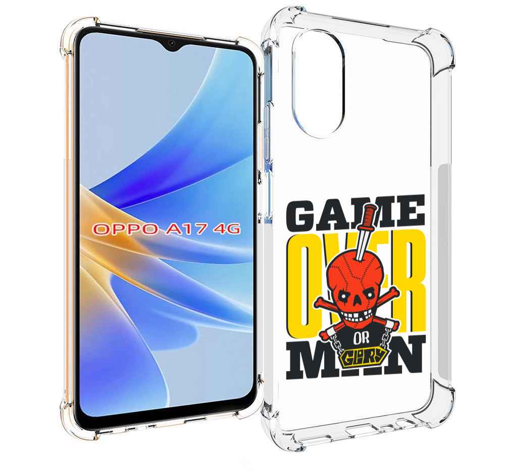 

Чехол MyPads игра-окончена-парень для OPPO A17, Прозрачный, Tocco