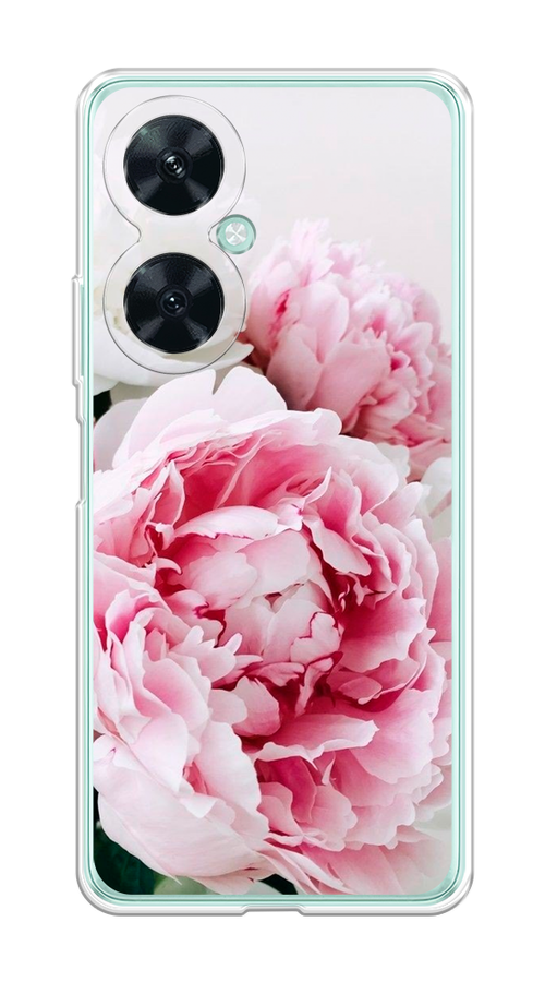 

Чехол на Huawei Nova 11i "Розовые и белые пионы", Розовый;белый, 6121750-2