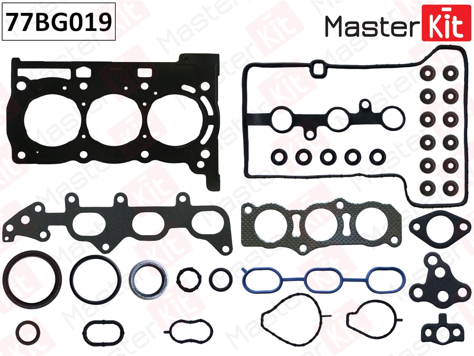 

Комплект Прокладок Двс Toyota Aygo,Yaris 1.0 Vvt-I 1kr-Fe 05- 77bg019 MasterKit арт. 77BG0