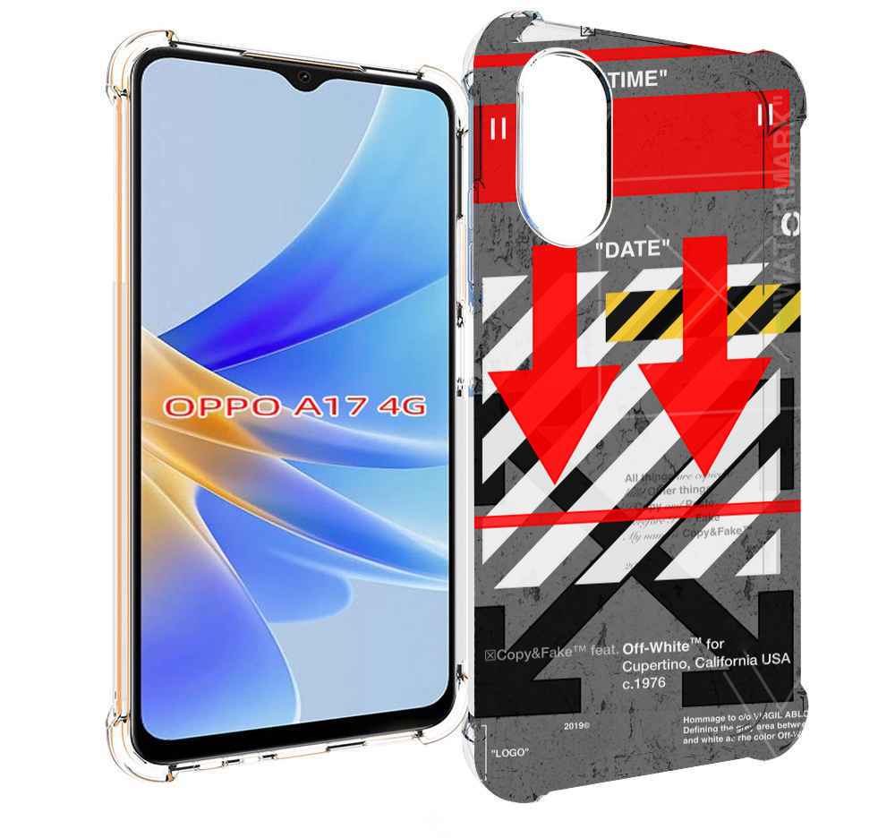 

Чехол MyPads знаки-логотипы для OPPO A17, Прозрачный, Tocco