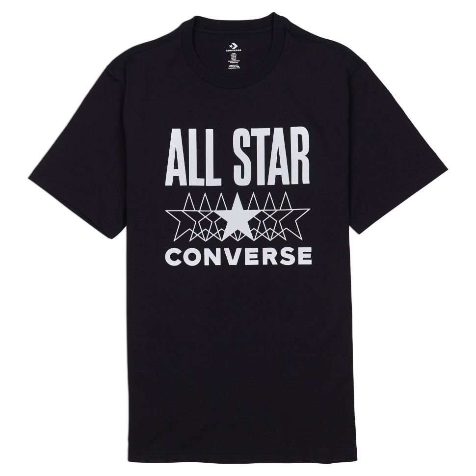 

Футболка мужская Converse 10008927035 черная L, 10018373102