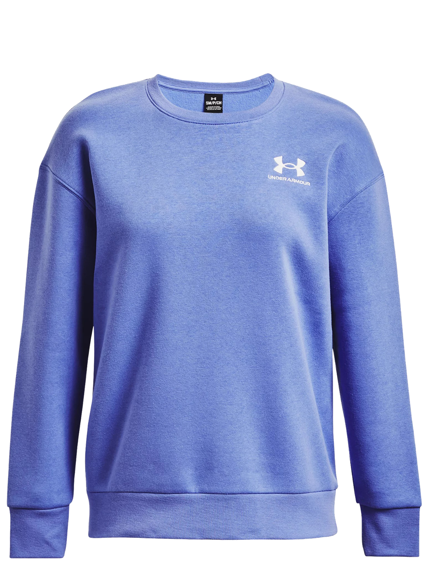 Свитшот женский Under Armour Essential Fleece Crew голубой S