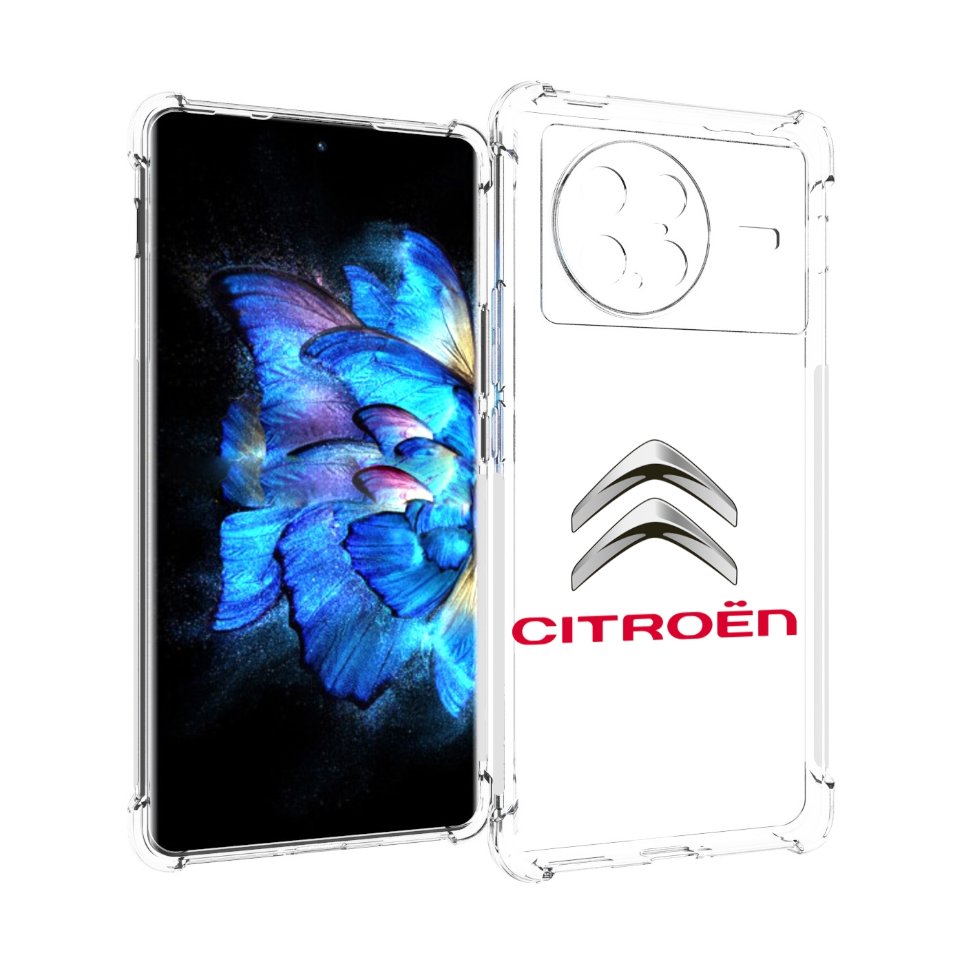 

Чехол MyPads citroen-3 мужской для Vivo X Note 5G, Прозрачный, Tocco