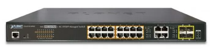 

Коммутатор Planet GS-4210-16P4C черный, GS-4210-16P4C