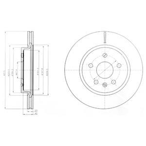 

Диск тормозной DELPHI BG4190 комплект OPEL INSIGNIA 08
