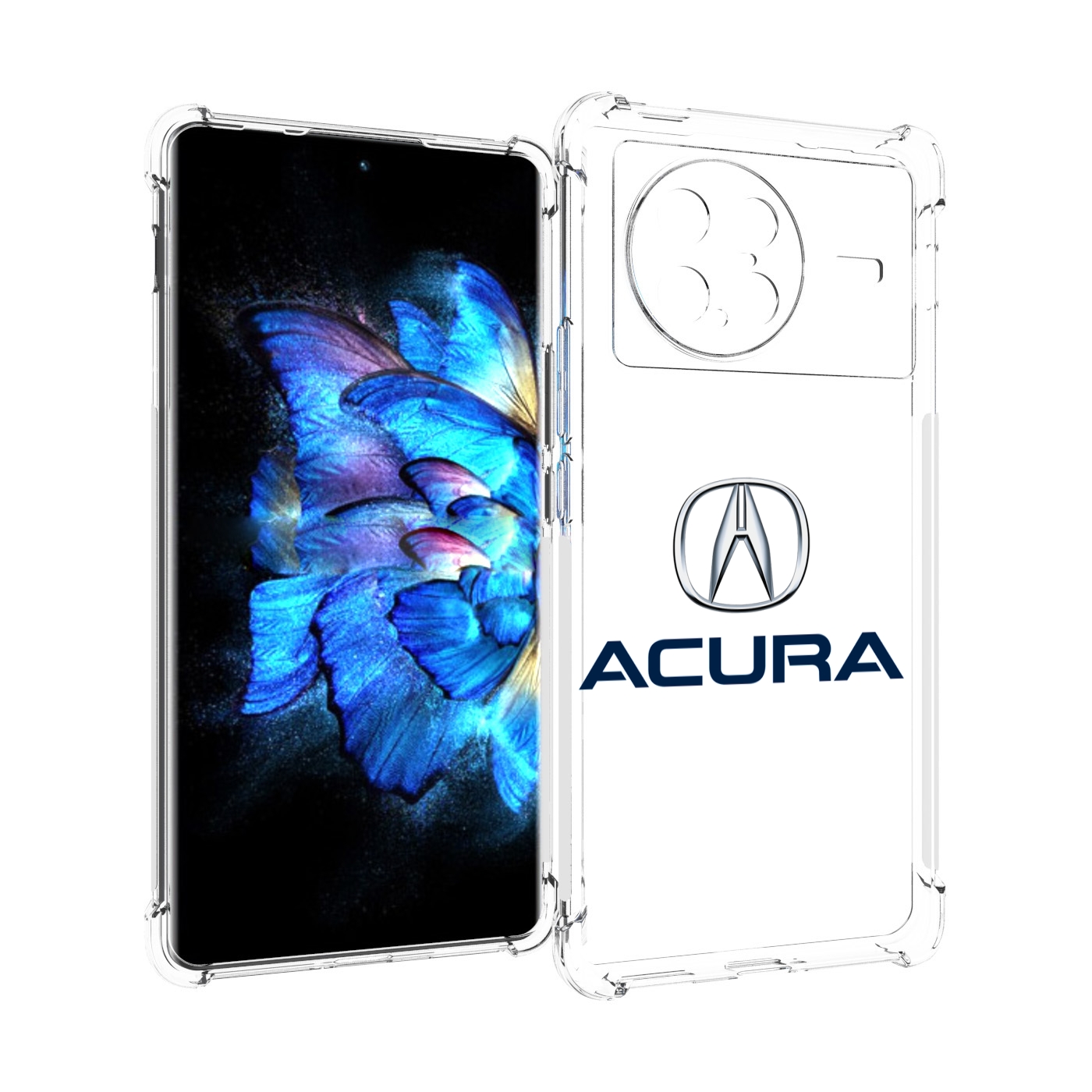 

Чехол MyPads acura-2 для Vivo X Note 5G, Прозрачный, Tocco