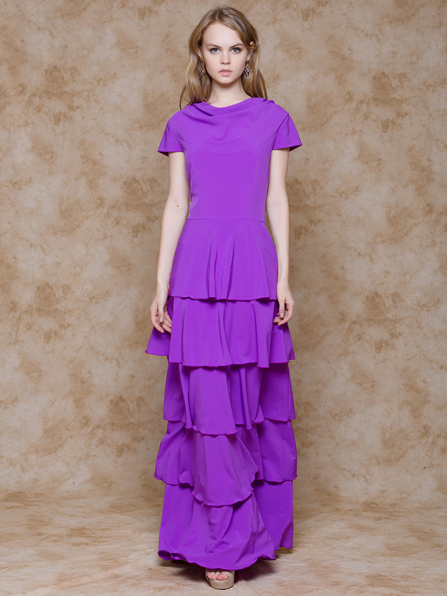 Платье женское MARICHUELL фиолетовое 44 RU