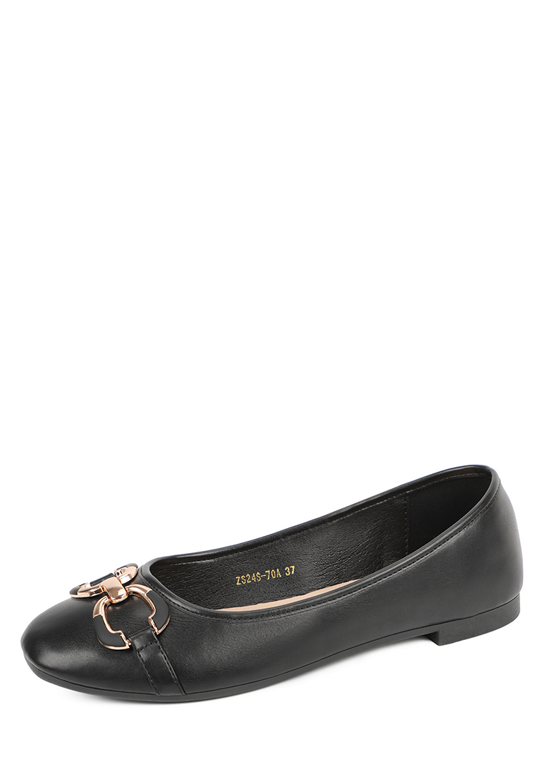 

Балетки женские T.Taccardi 225286-225288 черные 38 RU, Черный, 225286-225288